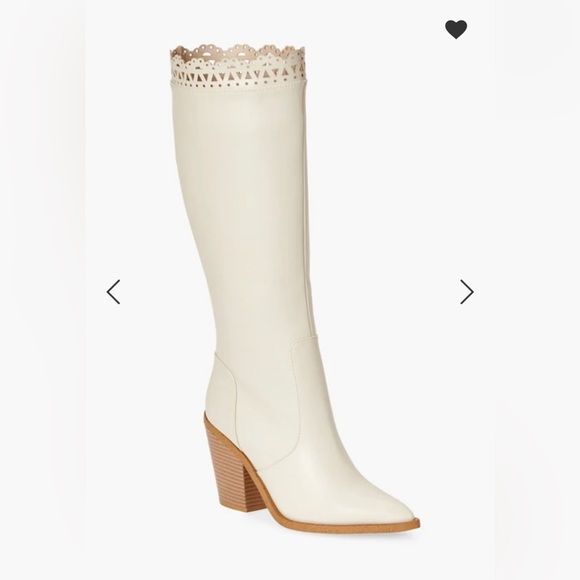 Michele Eyelet Heeled Boot- Just Fab. - Picture 3 of 5